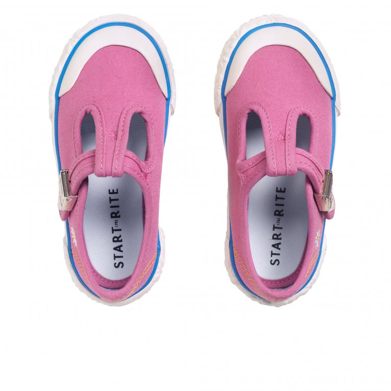 Charles Clinkard Start-Rite Anchor Girls Infant Canvas Shoes