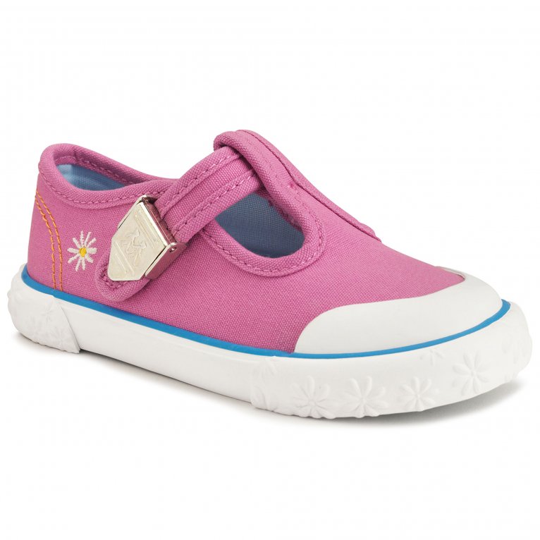 charles clinkard Start-Rite Anchor Girls Infant Canvas Shoes