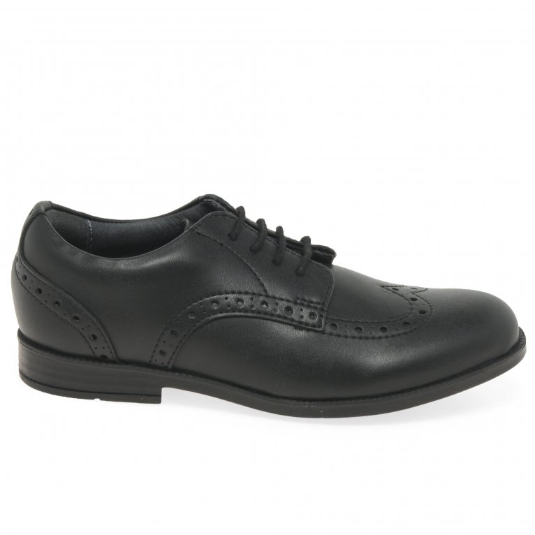 Charles Clinkard Start-Rite Brogue Pri Vegan Girls School Shoes