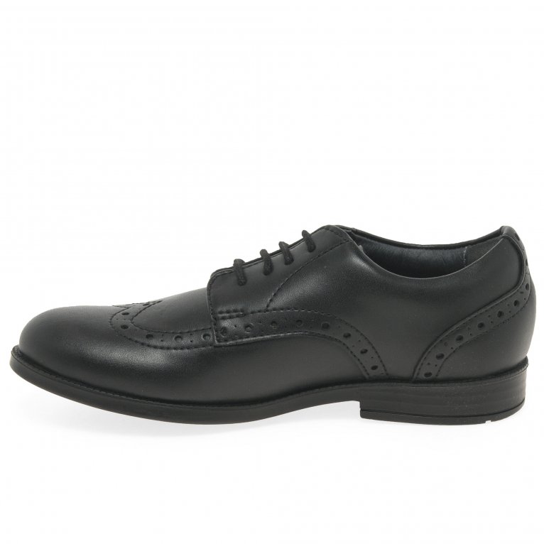 Charles Clinkard Start-Rite Brogue Pri Vegan Girls School Shoes