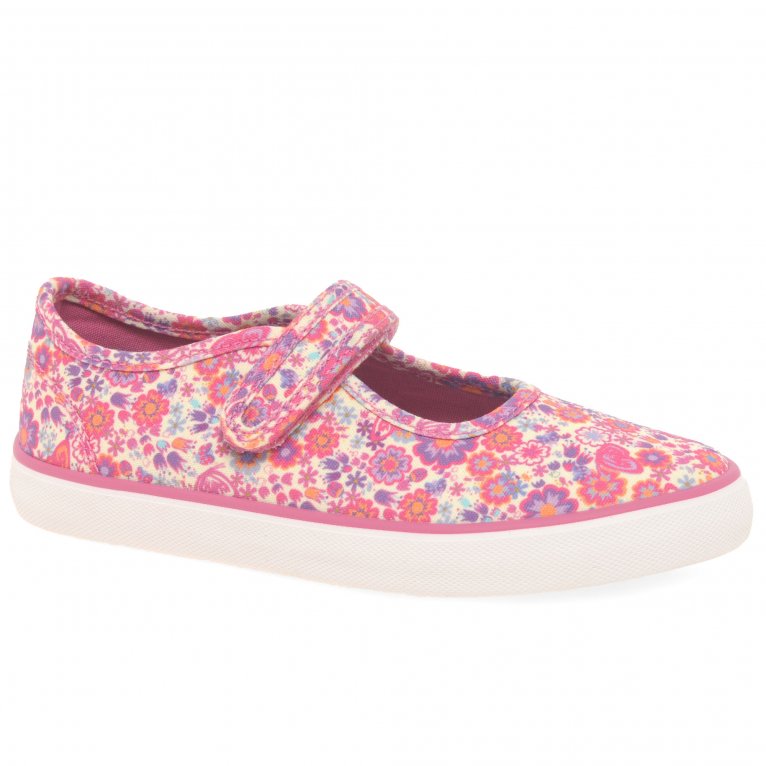 charles clinkard Start-Rite Busy Lizzie Girls Infant Canvas Shoes