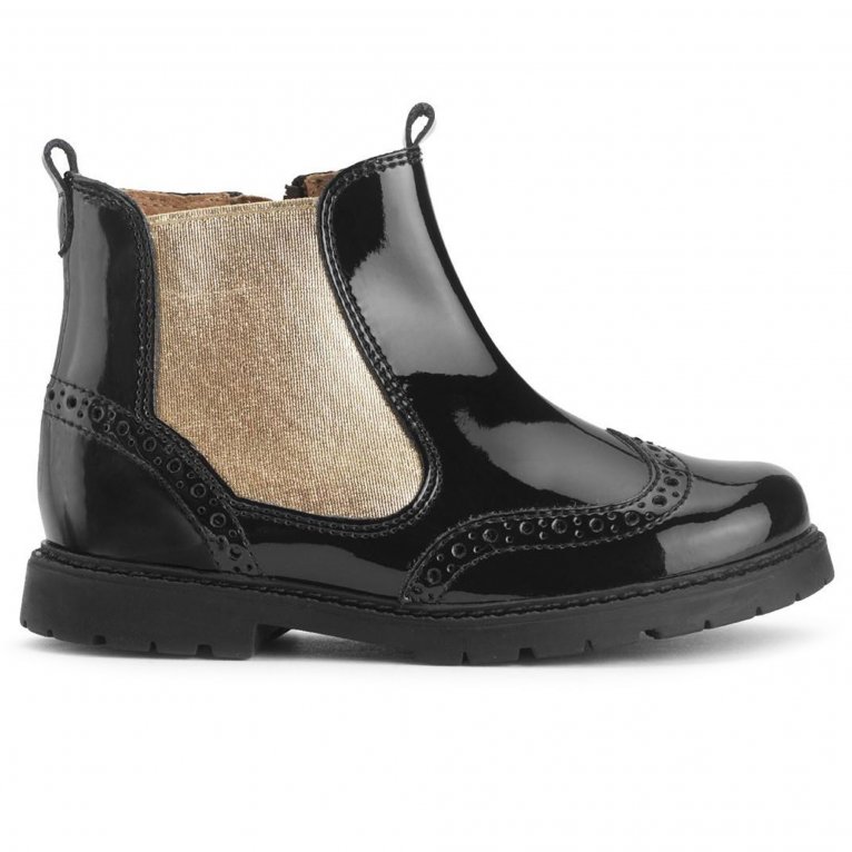 Charles Clinkard Start-Rite Chelsea Infant Girls Leather Ankle Boots