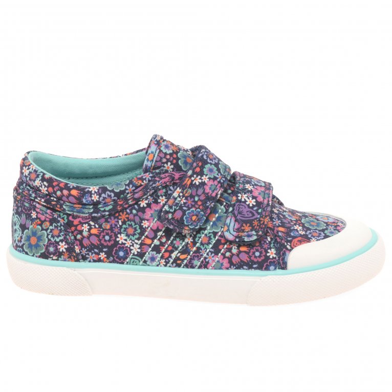 Charles Clinkard Start-Rite Garden Girls Infant Canvas Shoes