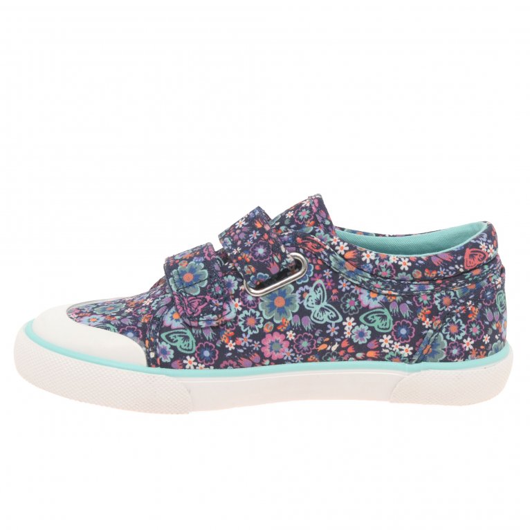 Charles Clinkard Start-Rite Garden Girls Infant Canvas Shoes