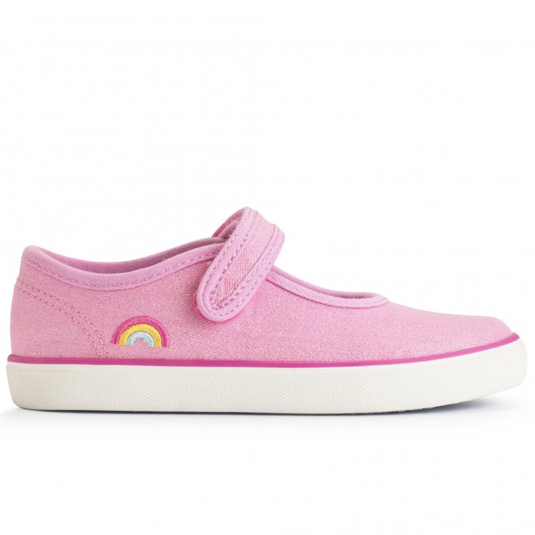 Charles Clinkard Start-Rite Lemonade Girls Infant Canvas Shoes