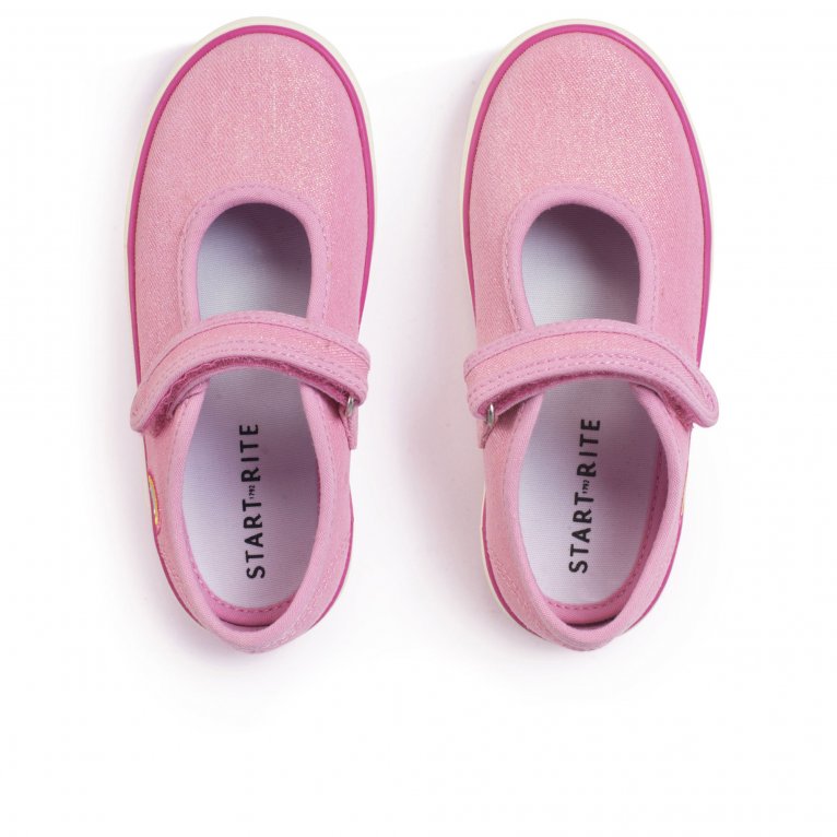 Charles Clinkard Start-Rite Lemonade Girls Infant Canvas Shoes