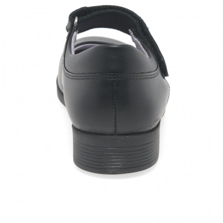 Charles Clinkard Start-Rite Samba Girls Black Mary-Jane School Shoes