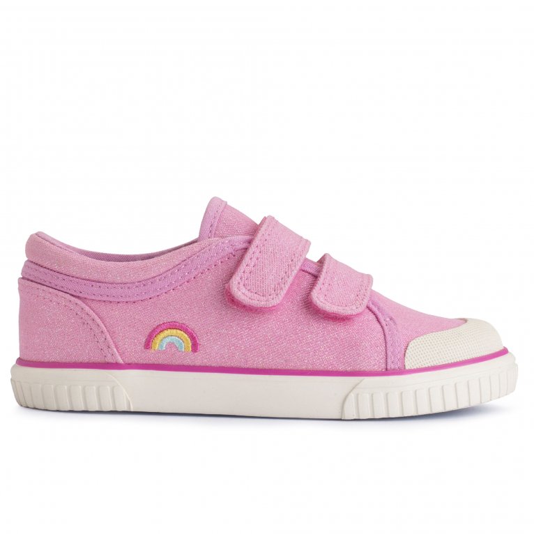 Charles Clinkard Start-Rite Sandy Beach Girls Infant Canvas Shoes