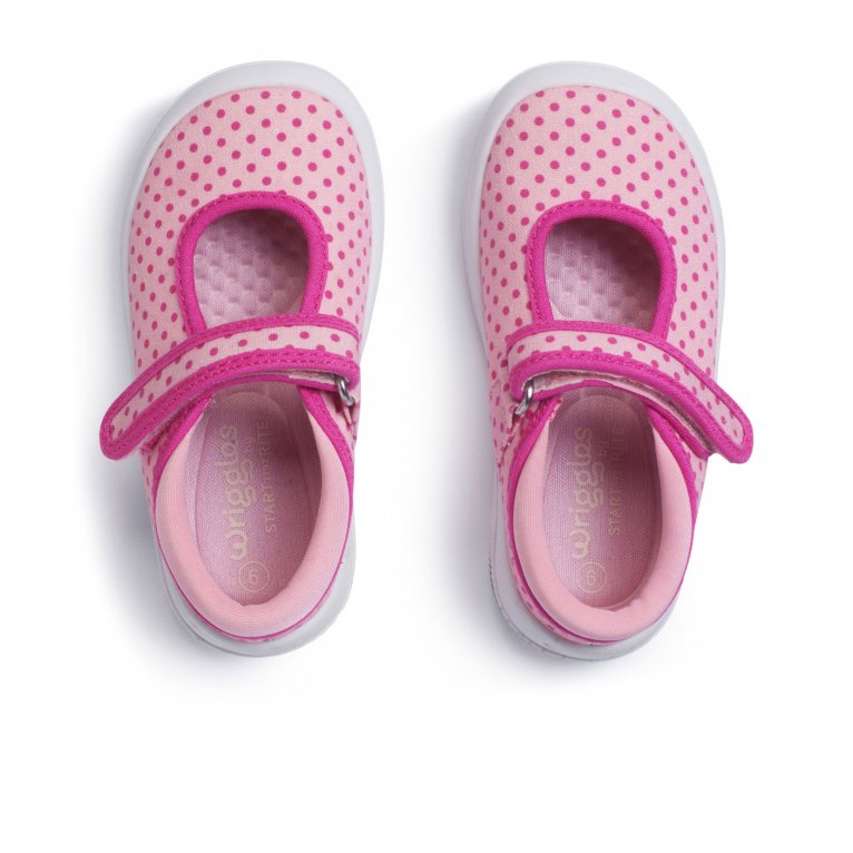 Charles Clinkard Start-Rite Wriggles Girls Canvas Shoes