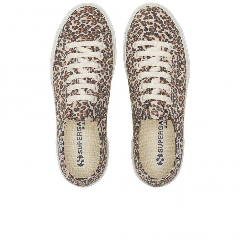 Charles Clinkard Superga 2740 Leopard Print Womens Trainers