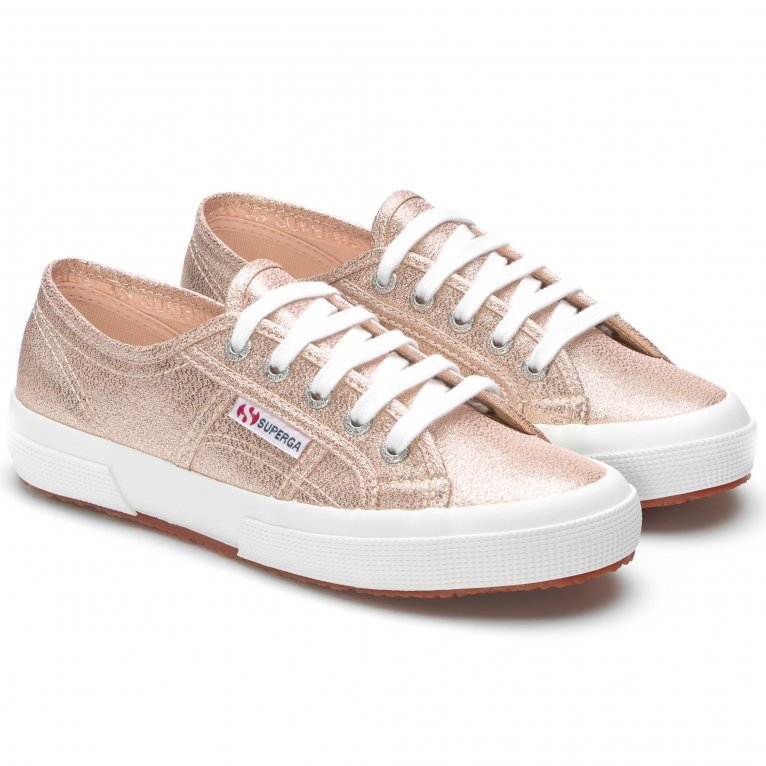 Charles Clinkard Superga 2750 LameW Womens Trainers