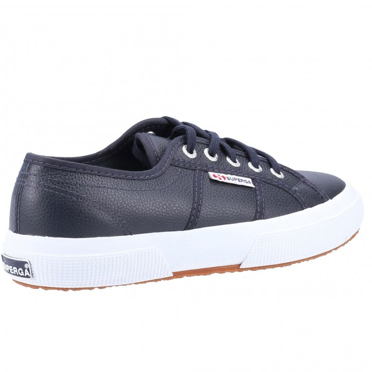 Charles Clinkard Superga 2750 Tumbled Leather Mens Trainers