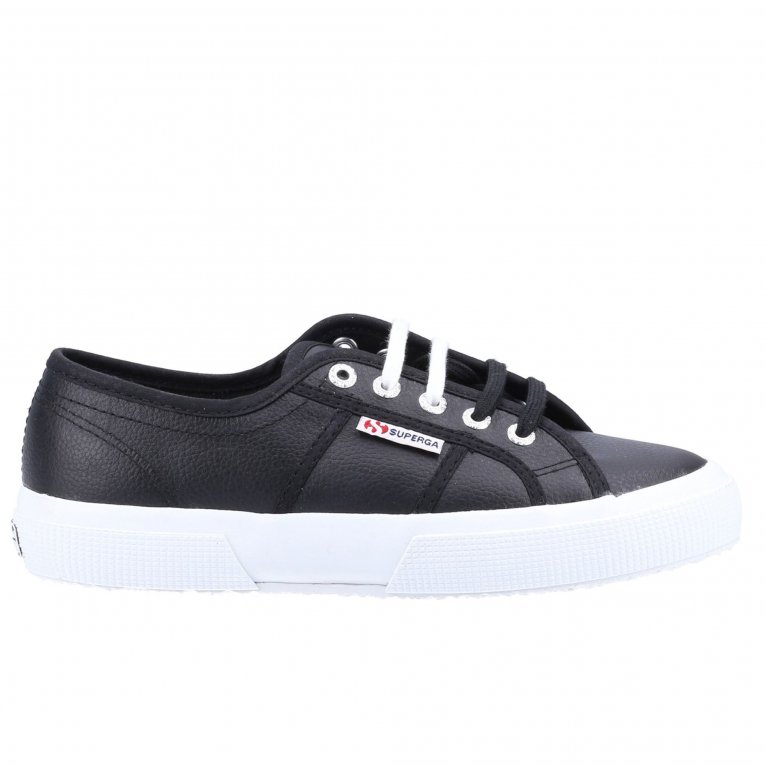 Charles Clinkard Superga 2750 Tumbled Leather Womens Trainers