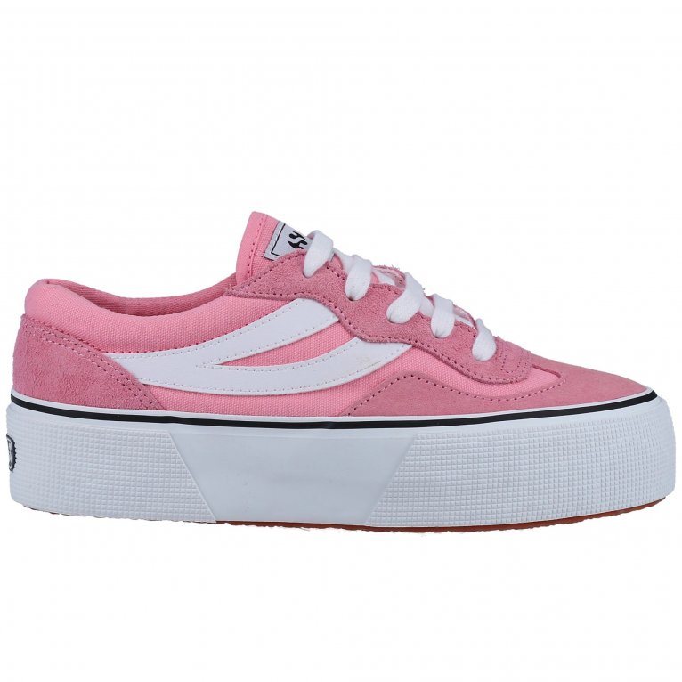Charles Clinkard Superga 3041 Revolley Colorblock Womens Trainers