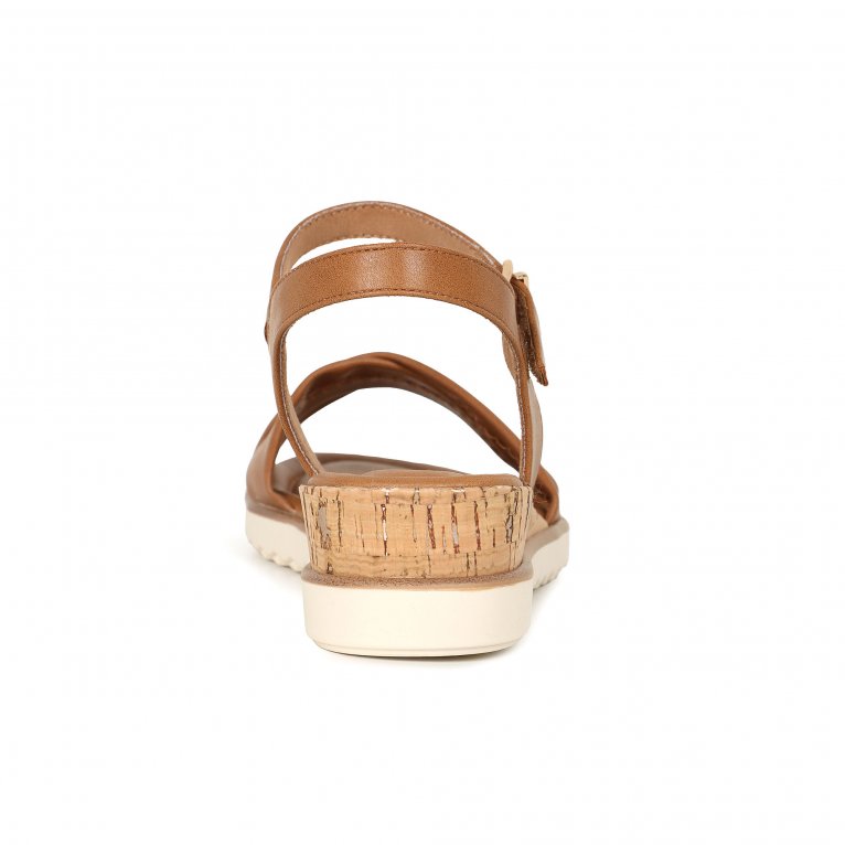 Charles Clinkard Tamaris Carnation Womens Low Wedge Sandals