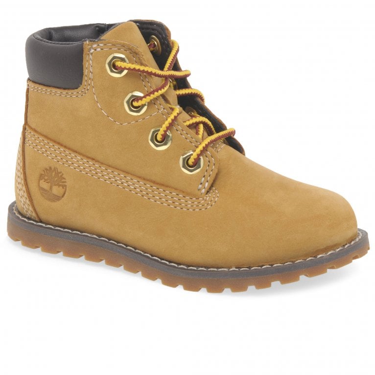 charles clinkard Timberland Pokey Pine Zip Boys Nubuck Toddler Boots