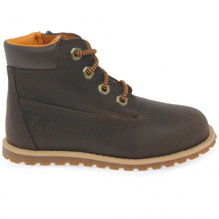 Charles Clinkard Timberland Pokey Pine Zip Boys Toddler Boots
