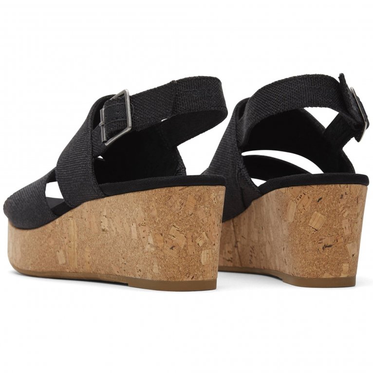 Charles Clinkard TOMS Claudine Womens Wedge Sandals