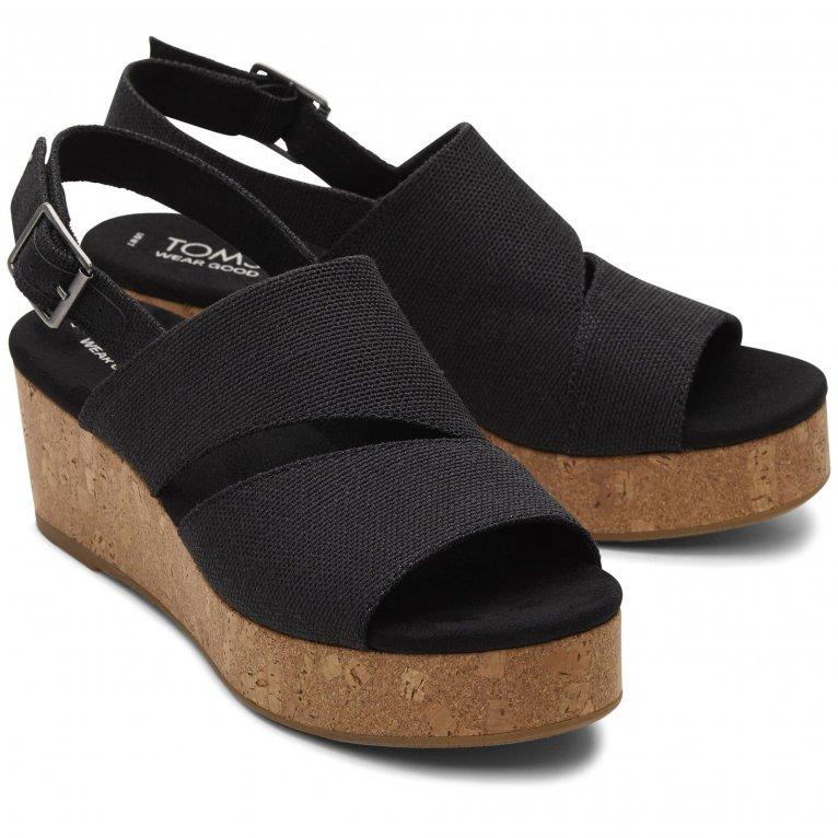 Charles Clinkard TOMS Claudine Womens Wedge Sandals