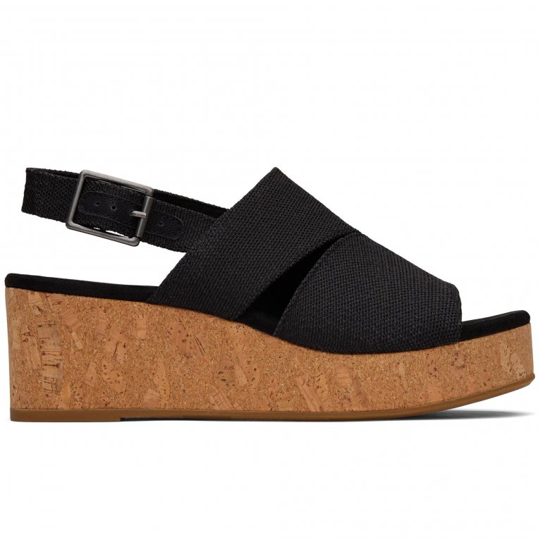 charles clinkard TOMS Claudine Womens Wedge Sandals