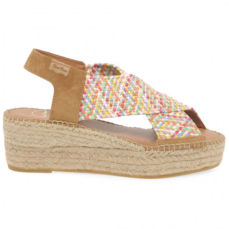 Charles Clinkard Toni Pons Masai Womens Espadrille Wedge Sandals
