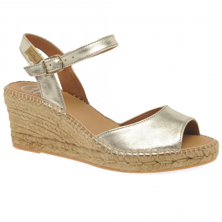 charles clinkard Toni Pons Sia-P Womens Wedge Heel Espadrille Sandals