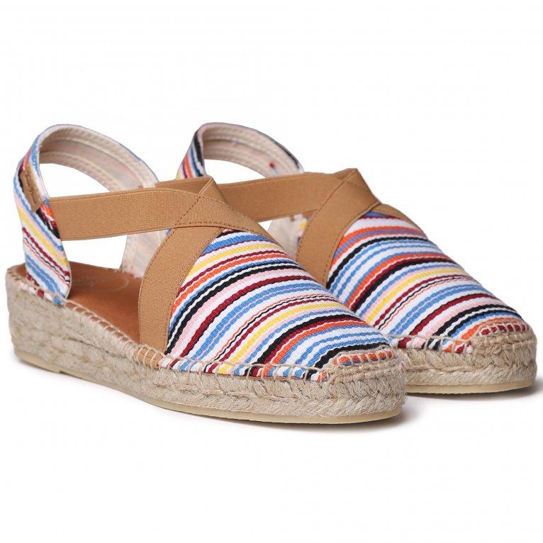 Charles Clinkard Toni Pons Vinaros Womens Low Wedge Sandals