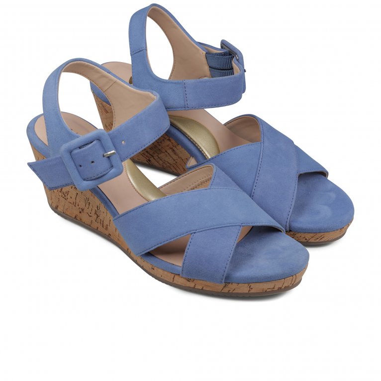 Charles Clinkard Van Dal Pearl Womens Wedge Sandals