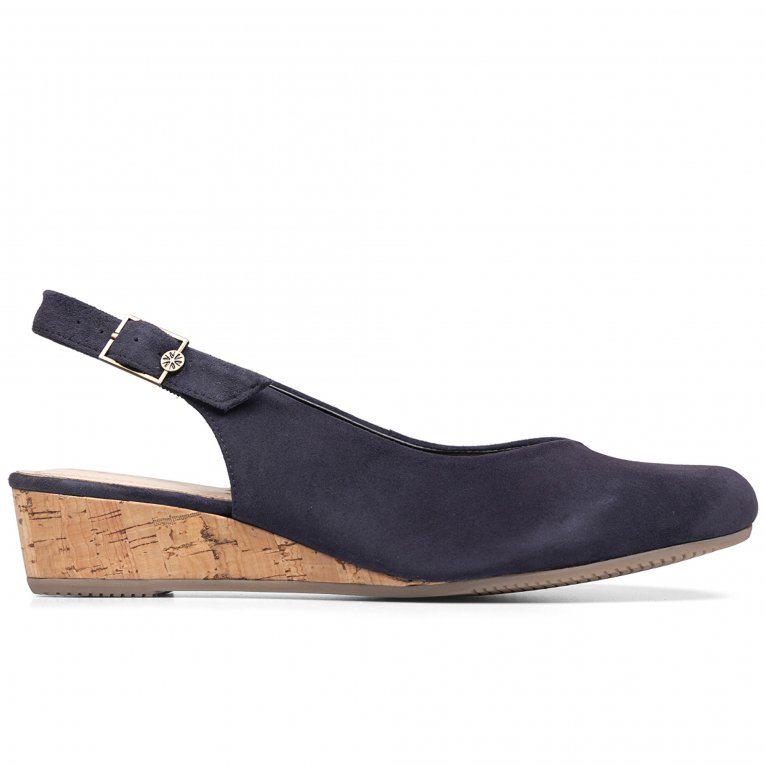 charles clinkard Van Dal Sylvie Womens Wide Fit Wedge Sandals