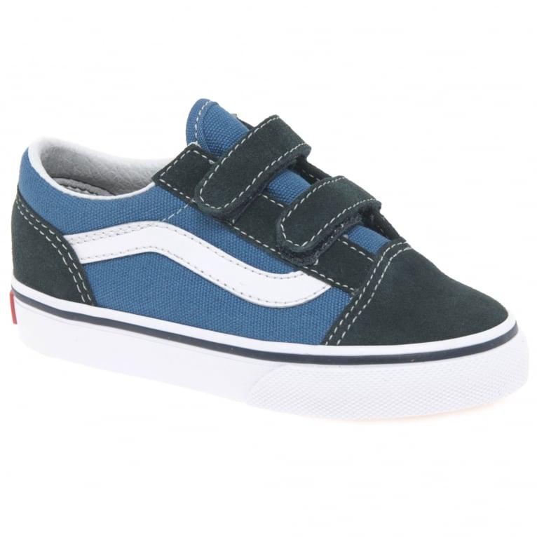 charles clinkard Vans Old Skool 2 V Kids Toddler Canvas Shoes
