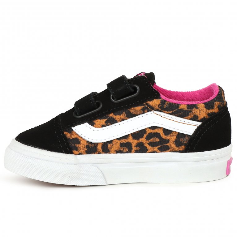 Charles Clinkard Vans Old Skool V Tod Girls Infant Canvas Shoes