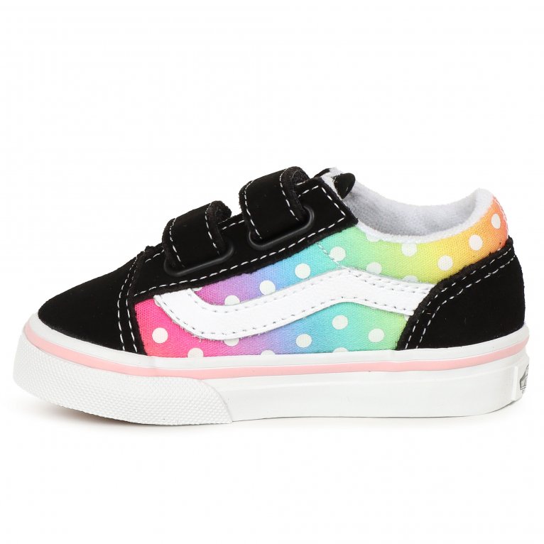 Charles Clinkard Vans Old Skool V Tod Girls Infant Canvas Shoes