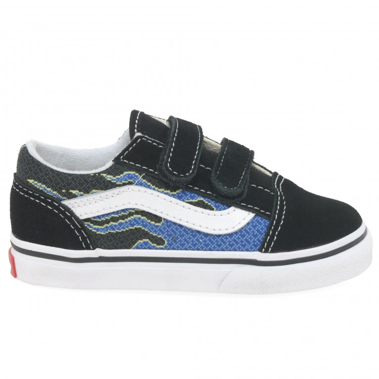 Charles Clinkard Vans Old Skool V Tod Kids Canvas Shoes