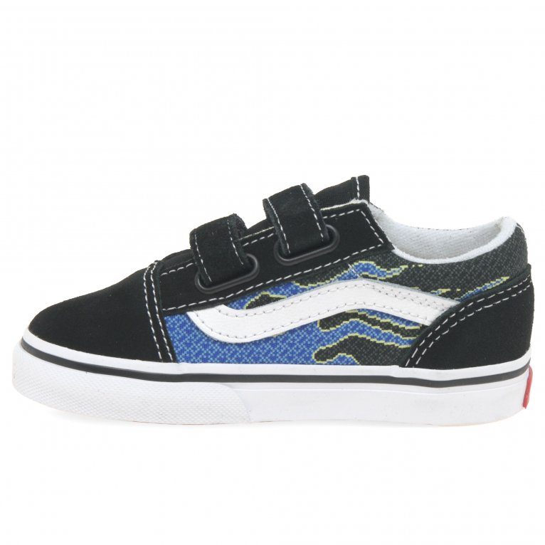 Charles Clinkard Vans Old Skool V Tod Kids Canvas Shoes