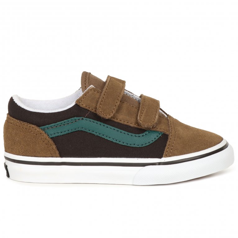 Charles Clinkard Vans Old Skool V Tod Kids Infant Canvas Shoes
