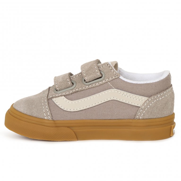 Charles Clinkard Vans Old Skool V Tod Kids Infant Canvas Shoes