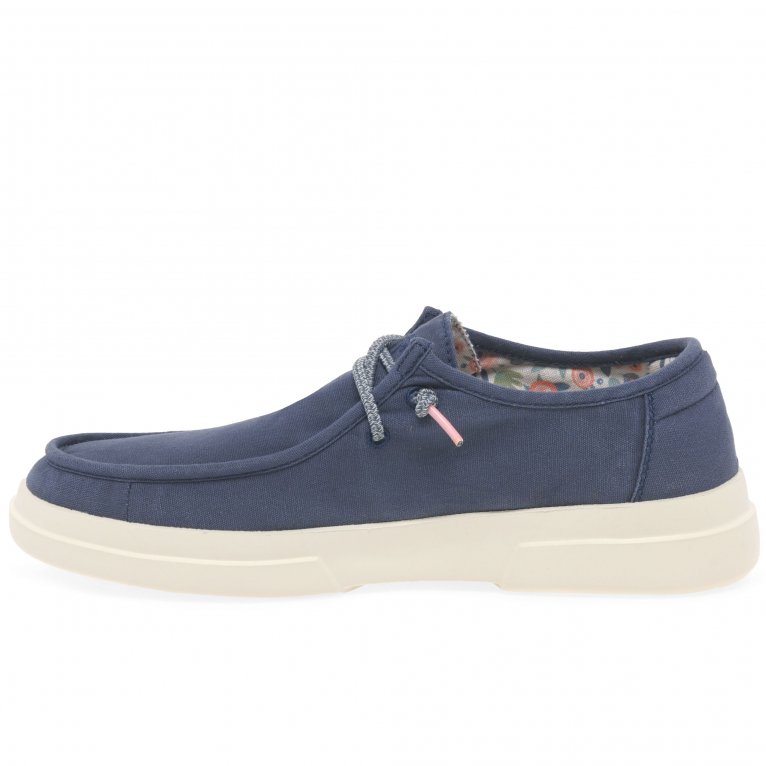 Charles Clinkard Walk In Pitas Dafne Womens Canvas Shoes