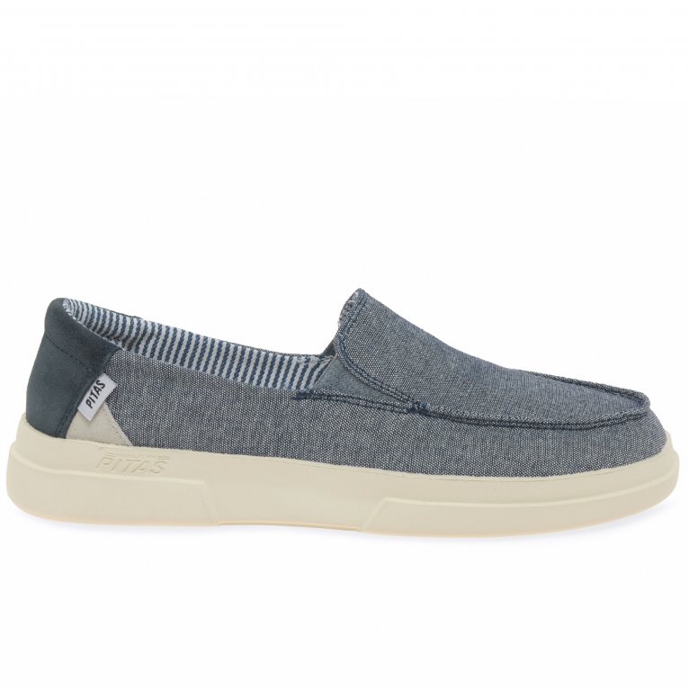 Charles Clinkard Walk In Pitas Jara Slip On Womens Canvas Shoes