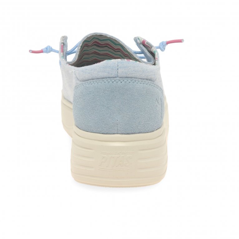 Charles Clinkard Walk In Pitas Recife Womens Canvas Shoes