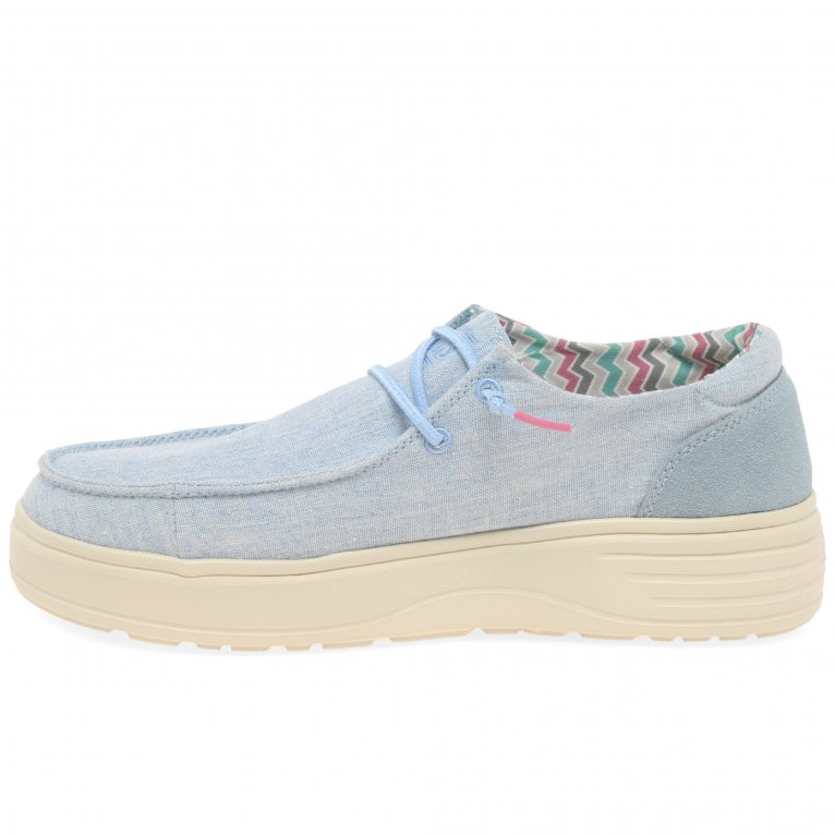 Charles Clinkard Walk In Pitas Recife Womens Canvas Shoes