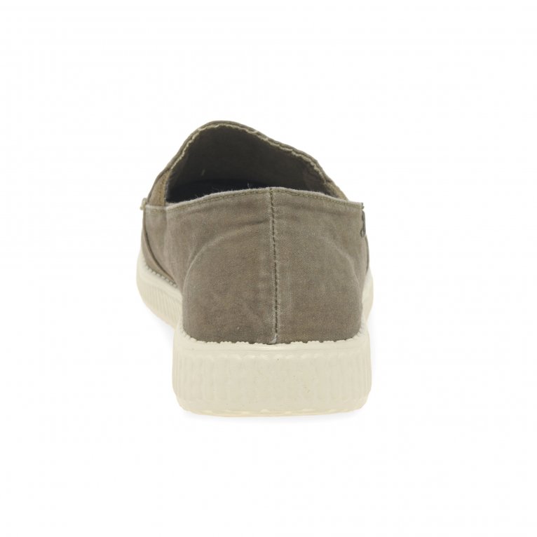 Charles Clinkard Walk In Pitas Slip On Washed Mens Canvas Shoes