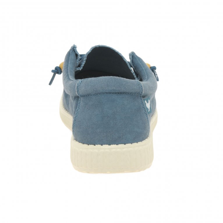 Charles Clinkard Walk In Pitas Wallabi Washed Mens Canvas Shoes