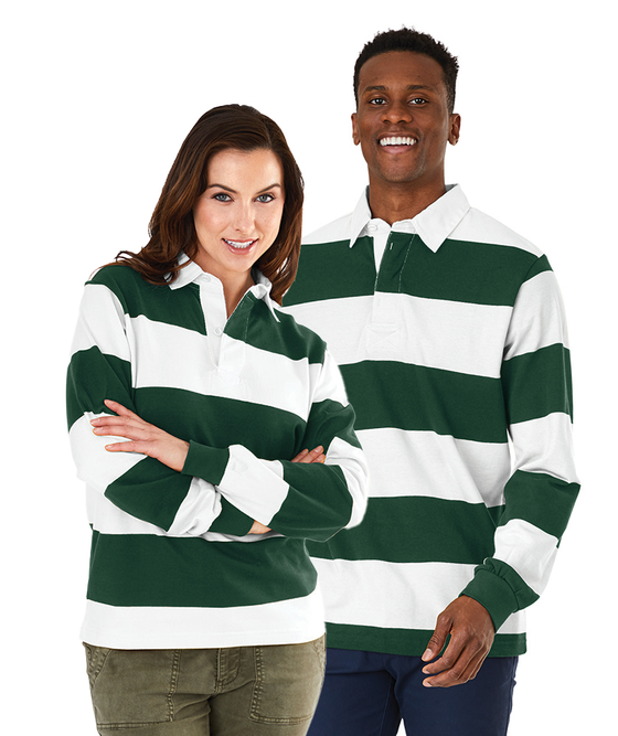 charles river apparel Classic Rugby Shirt