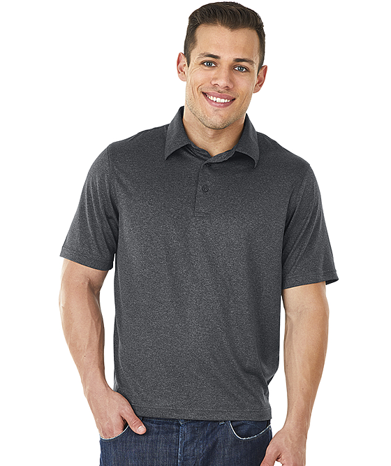 Charles River Apparel Men's Heathered Polo