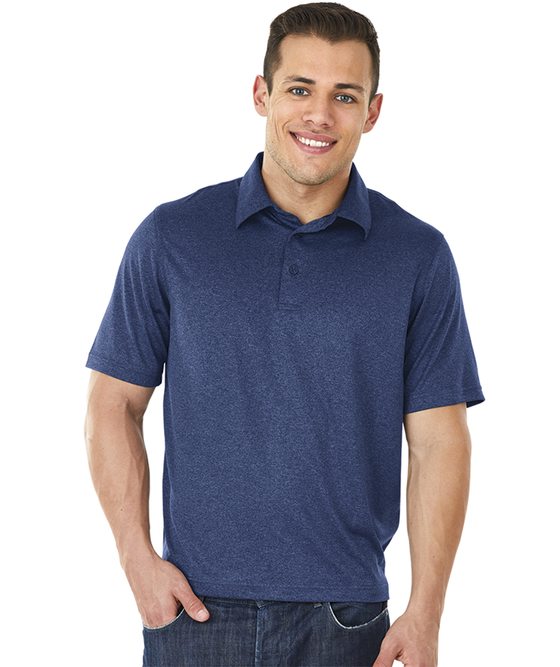 Charles River Apparel Men's Heathered Polo
