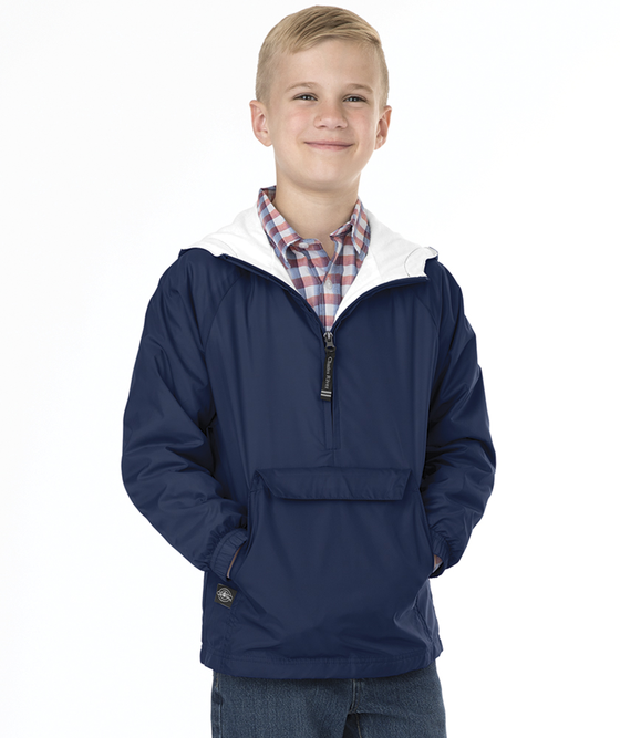 charles river apparel Youth Classic Solid Pullover