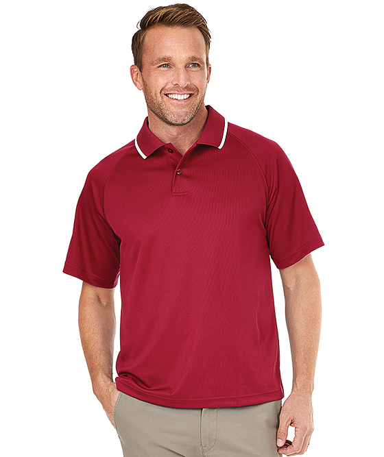 Charles River Apparel Men's Classic Solid Wicking Polo