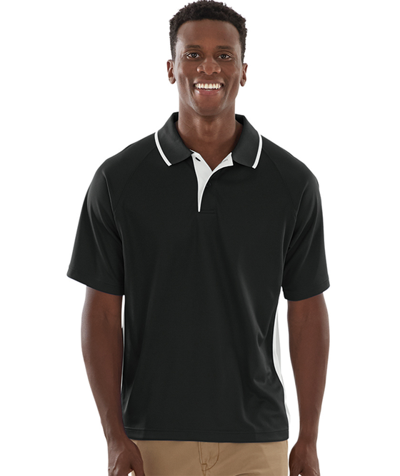 Charles River Apparel Men's Color Blocked Wicking Polo
