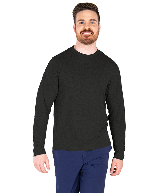 Charles River Apparel Men's Comfort-Core Long-Sleeve Crew