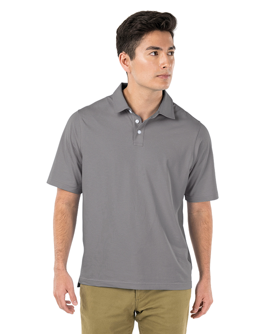 Charles River Apparel Men's Greenway Stretch Cotton Polo